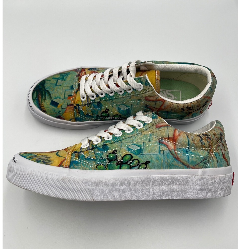 Vans x MOCA Judith F Baca Hitting The Wall Sneakers Mens 7 Womens 8.5 EU39 - Picture 13 of 13